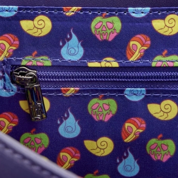Loungefly Disney Villains in the Dark Crossbody Bag NWT - Picture 5 of 8